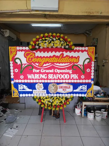 Papan Bunga Ucapan Selamat Pasir Ayah